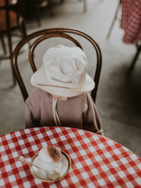 Babycino Club Bucket Hat Beige